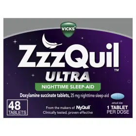 Zzzquil 323900042735 Ultra Sleep Aid Nighttime 25 Mg Doxylamine Succinate