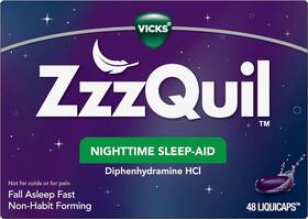 Zzzquil Four21-five02-jooi3700 Nighttime Sleep Aid Liquicaps 25 Mg Diphenhydramine Hcl No.1