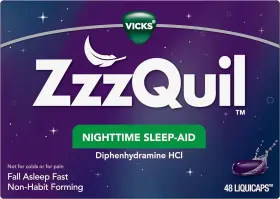Four21-five02-jooi3700 Zzzquil Nighttime Sleep Aid Liquicaps 25 Mg Diphenhydramine Hcl No.1