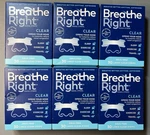 6 Packs - Breathe Right Nasal Strips Large Size, Clear, 30 In Each New. Price: $73.99.