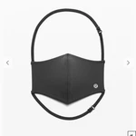Brand New Lululemon Double Strap Face Mask, Black, Unisex. Price: $17.00.