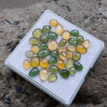 21.9 Carat Natural Yellow Green Color Tourmaline Rose Cut 38 Piece Lot Gemstone New. Price: $54.00.