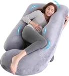 U-shaped Pregnancy Pillow For Sleeping, Full Body Support Back, Hips & Belly New. Price: $48.99.