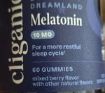 Cliganic Melatonin 10MG 60 Gummies Mixed Berry Vegan Gluten-free Sleep Aid New. Price: $10.00.