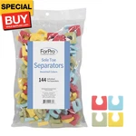 Forpro Sole Toe Separators, Assorted Colors, Individual Pedicure New. Price: $12.11.