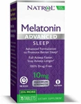 Natrol Advanced Sleep Melatonin Dietary Supplement 10MG 75 Count New. Price: $14.50.