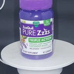 Vicks Zzzquil Pure Zzzs Triple Action Melatonin Sleep Aid Supplement (pack Of 42 New. Price: $10.00.