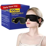 100 Pack Disposable Sleep Masks, Blackout Eye For Travel New. Price: $28.65.