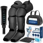 Serenelife Air Compression Leg Massager, Full W/heat + New. Price: $143.99.