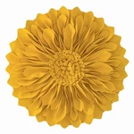 Jwh Handmade Sunflower Throw Pillow Cover Aesthetic Decorative Round Cushion 3D New. Price: $32.09.