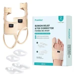 Nib Promifun Bunion Relief Toe Corrector Flexible Gel Splint 2 Count Left Right New. Price: $8.00.