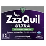 Vicks Zzzquil Ultra Nighttime Sleep-aid Tablets, Doxylamine Succinate 25 Mg, 12 New. Price: $18.00.
