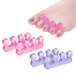 Zaxsota Toe Separators For Bunion & Nail Polish - Pedicure Pink And Purple New. Price: $8.23.