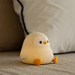 Atsui Penguin Night Light, Led Squishy Novelty Animal Lamp, Small, Gray New. Price: $27.34.