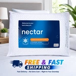 Nectar 2-PACK Cooling Down Alternative Microfiber Pillows, Standard/queen Size New. Price: $49.99.