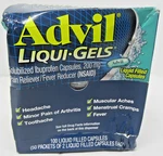 Advil Liqui-gels Ibuprofen 200MG, 50 Packets Liquid Filled Capsules New. Price: $19.79.