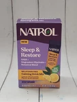 Natrol Sleep & Restore Calming Drink Mix Dietary Supplement 10 Sticks, Exp 03-27 New. Price: $16.16.
