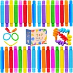 32PACK Pop Tubes, Fidget For Children And Adult Sensory Toy Set New. Price: $11.53.