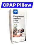Medline Cpap Sleep Apnea Pillow Contoured Compressed Memory Foam Aid New. Price: $24.95.
