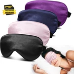 4 Pack Silk Sleep Mask - 100% Blackout, Zero Eye Pressure, Blindfold With Adjust New. Price: $14.90.