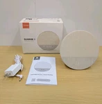 Dreamegg Sunrise 1 Alarm Clock White Noise Sound Machine With Light Open. Price: $44.99.