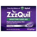 Vicks Zzzquil Nightime Sleep Ai Liquicaps Non-habit Forming Fast Acting 48 Count New. Price: $21.99.