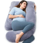 Momcozy Pregnancy Pillows For Sleeping, U Shaped 57 Inch (pack Of 1), Grey New. Price: $57.76.