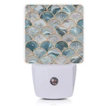 Smoaffly Mermaid Fish Scales Marble Plug-in Led Nightlights Auto ... New. Price: $18.32.