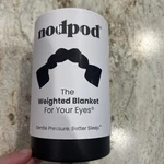 Nodpod Weighted Blanket For Your Eyes Sleep Mask Black Onyx Used Pre-owned. Price: $22.99.