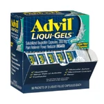 Advil Liqui-gels Pain Reliever/fever Reducer 2X50 Packets/box, Free Shipping New. Price: $21.92.