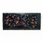 Blue Ivy Velvet Sleep Mask Black With Hummingbirds, Butterflies Cc New. Price: $13.45.