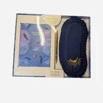 Flawsome Sweet Dreams Sleep Diary, Cotton Mask & Pen Set Navy Blue Gold New. Price: $12.50.