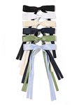 Lfouvre Tassel Hair Bow Clips For Women - Black White Beige Navy Green Blue New. Price: $17.40.