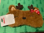 Claires Rare! Christmas Holiday Reindeer Sleep Mask Nwt New. Price: $15.99.