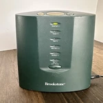 Brookstone Tranquil Moments Therapy Machine W/ 6 Sounds Tested Green Used. Price: $32.95.