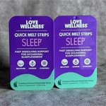 Love Wellness Quick Melt Strips Sleep Aid Cranberry 15 Servings 2 Cans New. Price: $19.99.