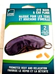 Sleep Mask Lewis & Clark 2 Pc Set Light Blocking Eye Ear Plugs New. Price: $10.59.