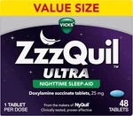 Ultra, Sleep Aid, Nighttime 25 Mg Doxylamine Succinate, From Makers New. Price: $32.60.