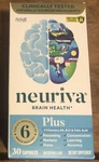 Schiff Neuriva Plus Brain & Memory Focus Health 30 Capsules Exp AUG/2027 New. Price: $23.96.