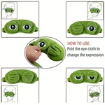 3D Sad Frog Mask Natural Sleeping Eyeshade Cover Patch Women New. Price: $6.00.