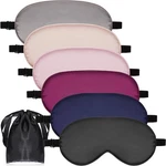 6 Pcs Natural Silk Sleep Mask Soft Eye With Adjustable Strap And Bag New. Price: $14.07.