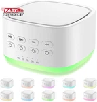 Magicteam White Noise Machine 10 Colors Lights And 25 Soothing Sounds Sleep New. Price: $22.74.