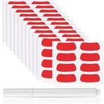 Sumind 48 Pairs Eye Strips Breathable Sports Stickers With 1 White Red New. Price: $13.35.