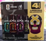 Axe Fifa Deodorant Body Spray Fragrance For Men 150ML 4 Pack Rare Luchador Mask New. Price: $59.90.