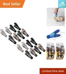 Keep Food Fresh With Seal Snack Magnetic Clips - Assorted Colors, 16 Count New. Price: $9.49.