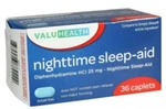 New! Lot 4X Valuhealth Nighttime Sleep Aid Diphenhydramine Hci 25 Mg 36 Caplets. Price: $24.99.
