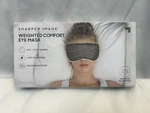 Sharper Image Weighted Comfort Eye Mask Grey Gray Hot Cold Insert Light Blocking New. Price: $13.50.