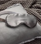 Casaluna Solid Gray Grey Silk Sleep Eye Mask Luxury New. Price: $18.69.