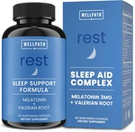 Rest Valerian Root Sleep Aid For Adults With Melatonin & L-theanine Natural New. Price: $32.99.