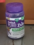 (bb 12/26) Vicks Zzzquil Pure Zzzs Triple Action Melatonin Gummies - 60 Ct. New. Price: $25.00.